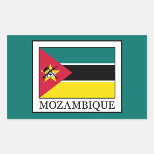 Mozambique Rectangular Sticker