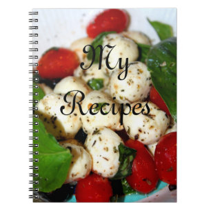 Mozarella Balls Spiral Notebook