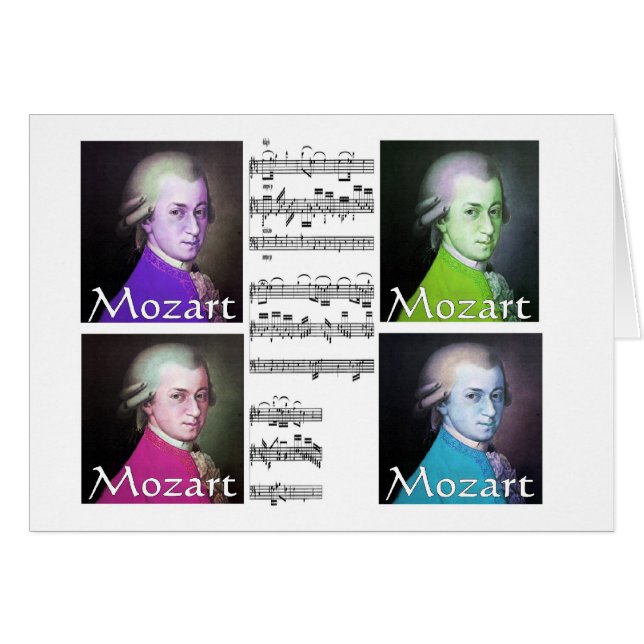 Mozart Lovers Gifts (Front Horizontal)