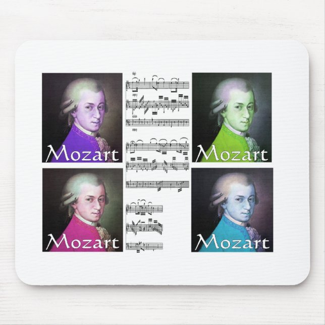 Mozart Lovers Gifts Mouse Pad (Front)