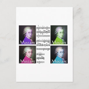 Mozart Lovers Gifts Postcard