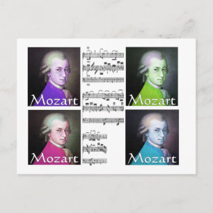 Mozart Lovers Gifts Postcard