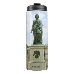Mozart Monument in Salzburg, Austria Thermal Tumbler