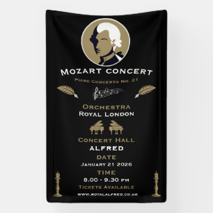 Mozart Music Concert Banner