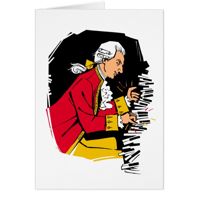 Mozart plays piano (Front)