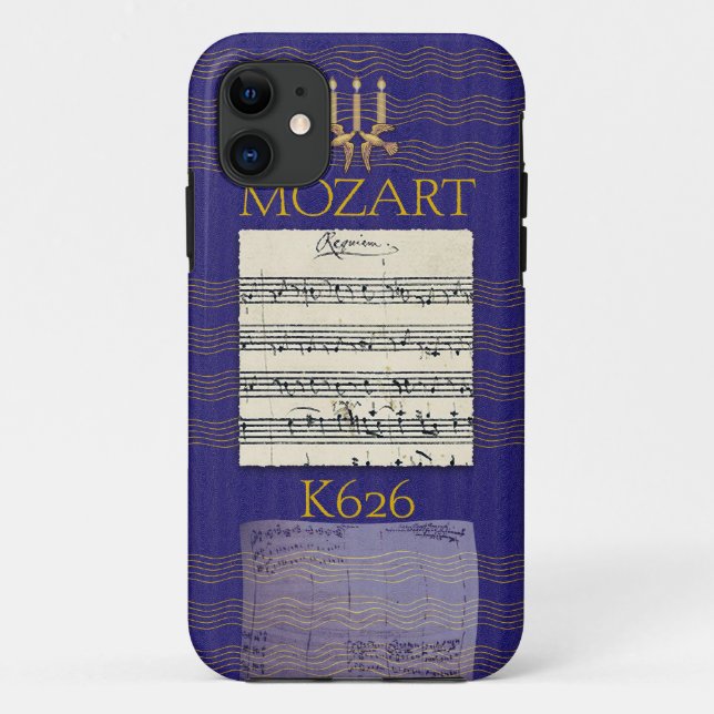 Mozart Requiem Case-Mate iPhone Case (Back)