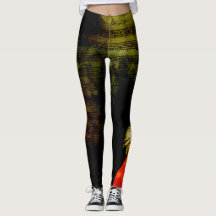 Mozart sheet music and portrait leggings