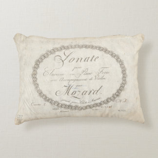 Mozart Sonata Kissen Decorative Cushion