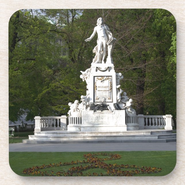 Mozart Statue Coaster (Front)