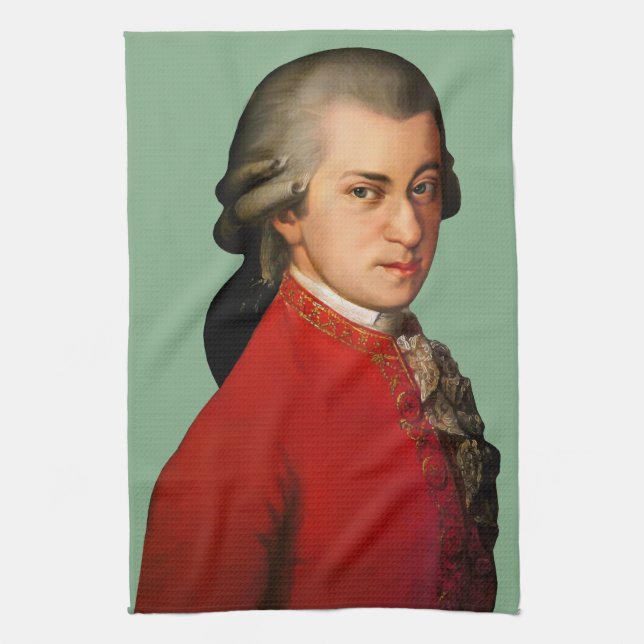 Mozart Tea Towel (Vertical)