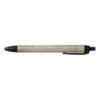Mozart Violin Concerto, Music Manuscript Black Ink Pen