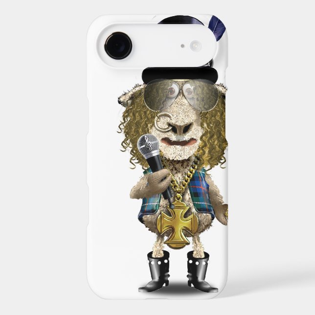 Mozz Mutton a Heavy Metal rock SHEEP Case-Mate iPhone Case (Back)
