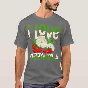 Mozzarella Cheese Recipes Buffalo Italian Fresh Pr T-Shirt