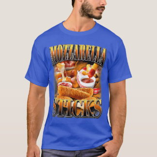 Mozzarella Cheese Sticks Bootleg Rap CD Aesthetic T-Shirt