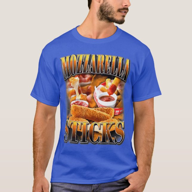 Mozzarella Cheese Sticks Bootleg Rap CD Aesthetic  T-Shirt (Front)
