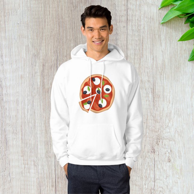 Mozzarella Pizza with Tomato and Basil Hoodie (Creator Uploaded)
