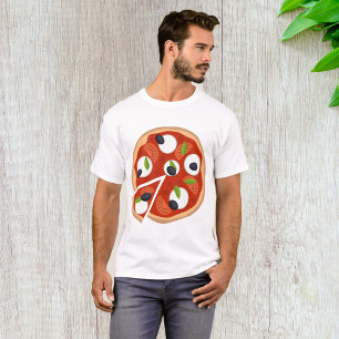 Mozzarella Pizza with Tomato and Basil T-Shirt