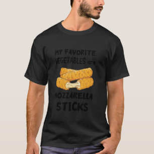 Mozzarella Sticks Melted Cheese Stick Favourite Ve T-Shirt