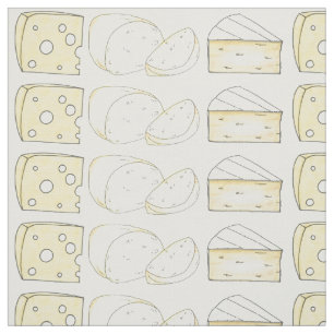 Mozzarella Swiss Brie Cheese Wedges Dairy Food Fabric