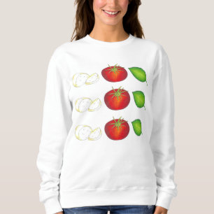 Mozzarella Tomato Basil Italian Food Nonna Sweatshirt