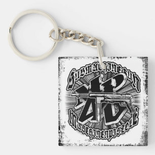 MP 40 Square (double-sided) Acrylic Keychain