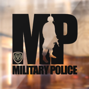 MP and 59th Ord Patch Window Cling