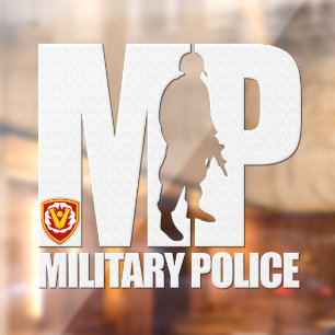 MP and 59th Ord Patch Window Cling