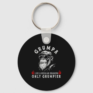 Mpa Like A Regular Grandpa Only Mer Monkey (on Bac Key Ring