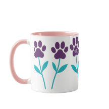 MPA Tulip Paw Prints Coffee Mugs