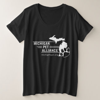 MPA Women's Plus Size Black T-shirt
