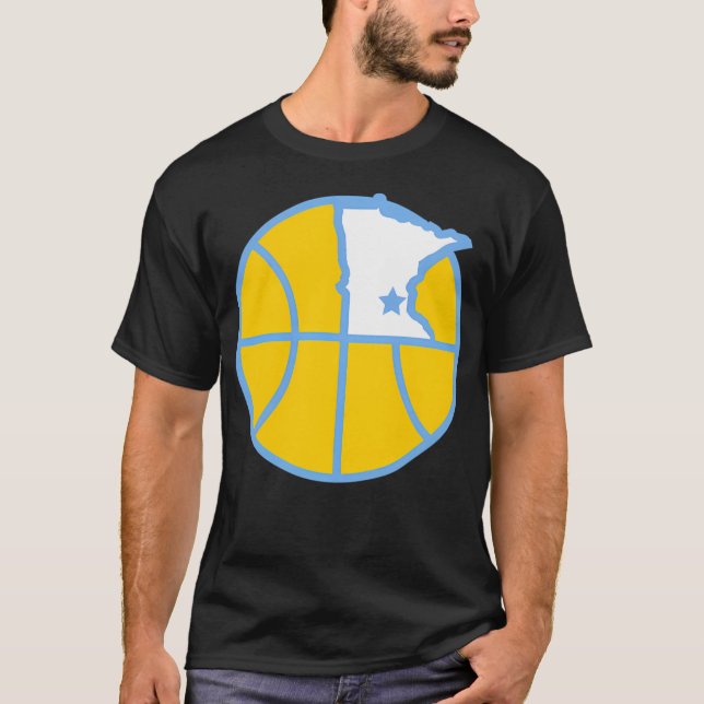 Mpls Lakers Basketball T-Shirt (Front)