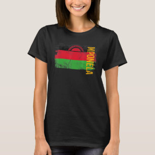 Mponela Malawi Flag For Malawians Men Women Kids T-Shirt