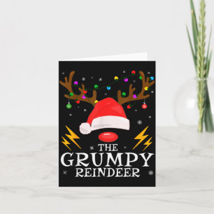 Mpy Reindeer Family Matching Christmas Party Funny Card