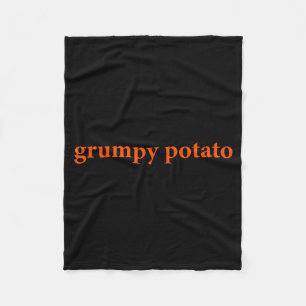Mpy Tato Funny Thanksgiving Matching Couples Humor Fleece Blanket