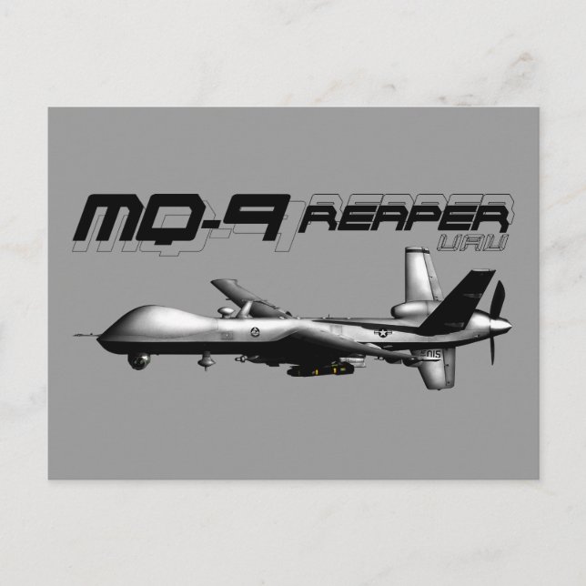 MQ-9 Reaper Postcard (Front)