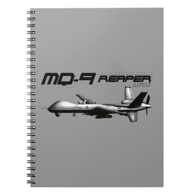 MQ-9 Reaper Spiral Notebook (Front)