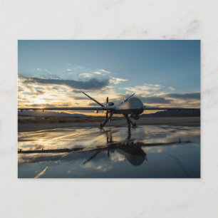 MQ-9 Reaper Sunrise Postcard