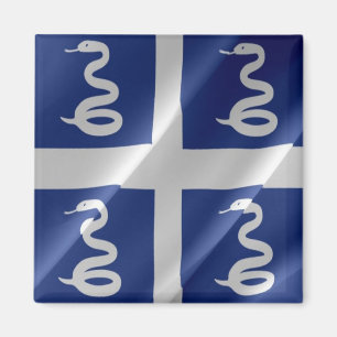 MQ - Martinique - Flag Waving Magnet