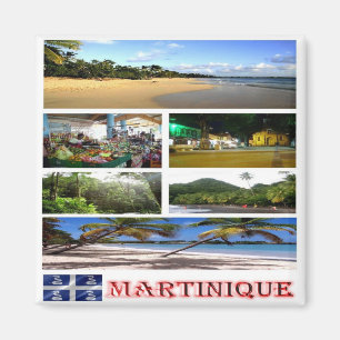 MQ - Martinique - Mosaic - Collage Magnet