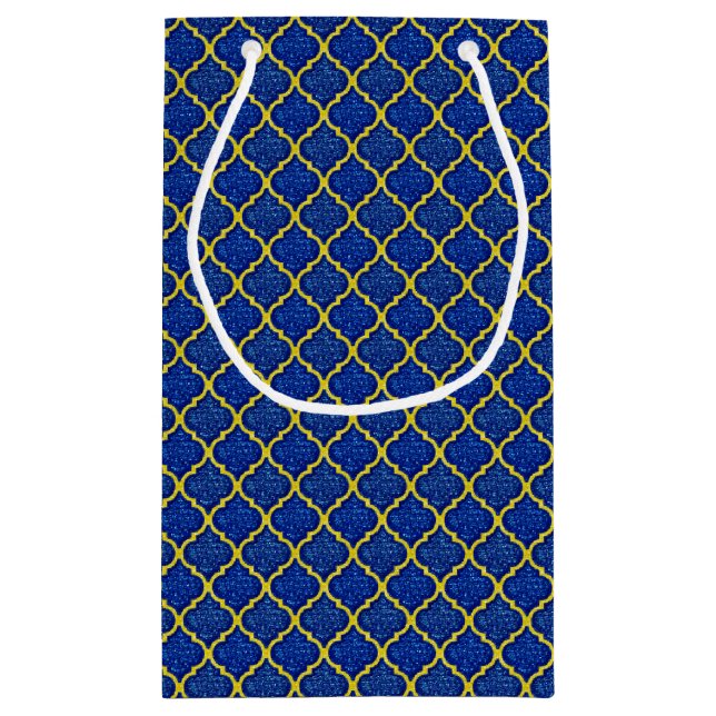 MQF Sequins-Blue-Yellow-GIFT BAG S (Back)