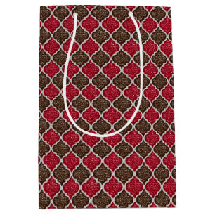 MQF Sequins-Chocolate-Cherry-GIFT BAG M