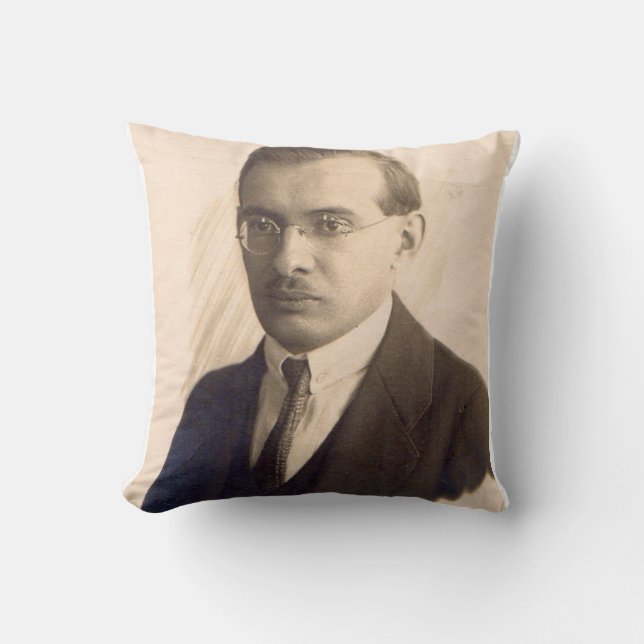 Mr. 1920s Scientist Cushion (Front)