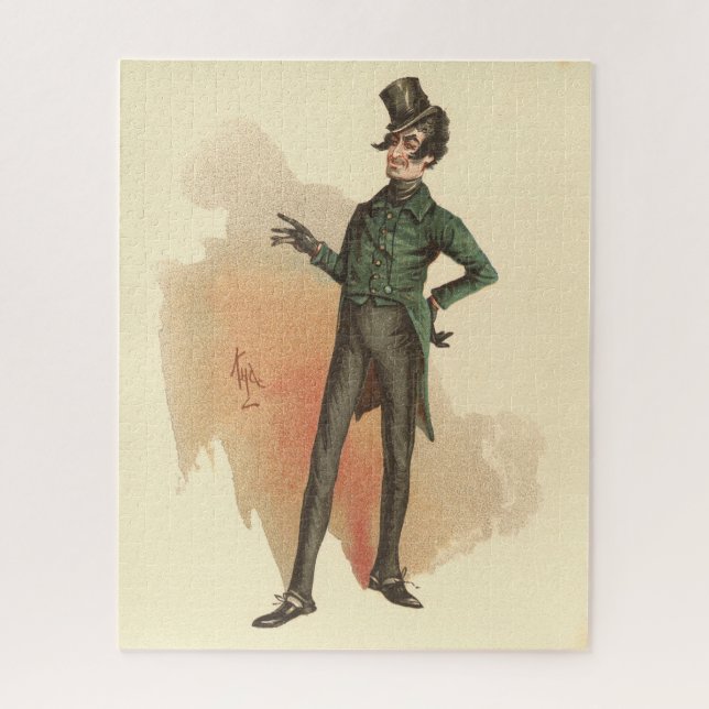 Mr. Alfred Jingle from The Pickwick Papers Jigsaw Puzzle (Vertical)
