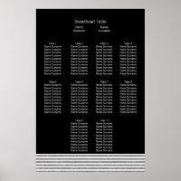 Mr and Mr Suit and Tie Gay Wedding Seating Plan