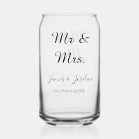 Mr and Mrs add name est. Date year wedding couple