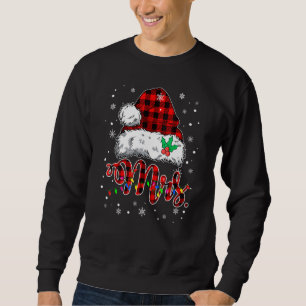 Mr And Mrs Claus Christmas Couples Matching Pajama Sweatshirt