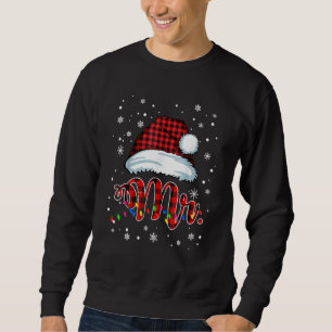 Mr And Mrs Claus Christmas Couples Matching Pajama Sweatshirt