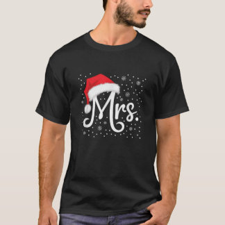 Mr and Mrs Claus Couples Matching Pyjamas Santa Fu T-Shirt