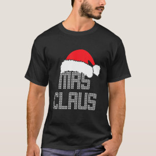 Mr And Mrs Claus Family Matching Pyjamas Xmas Sant T-Shirt