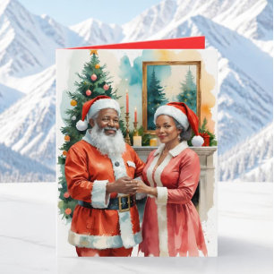 Mr and Mrs Claus Holiday Card